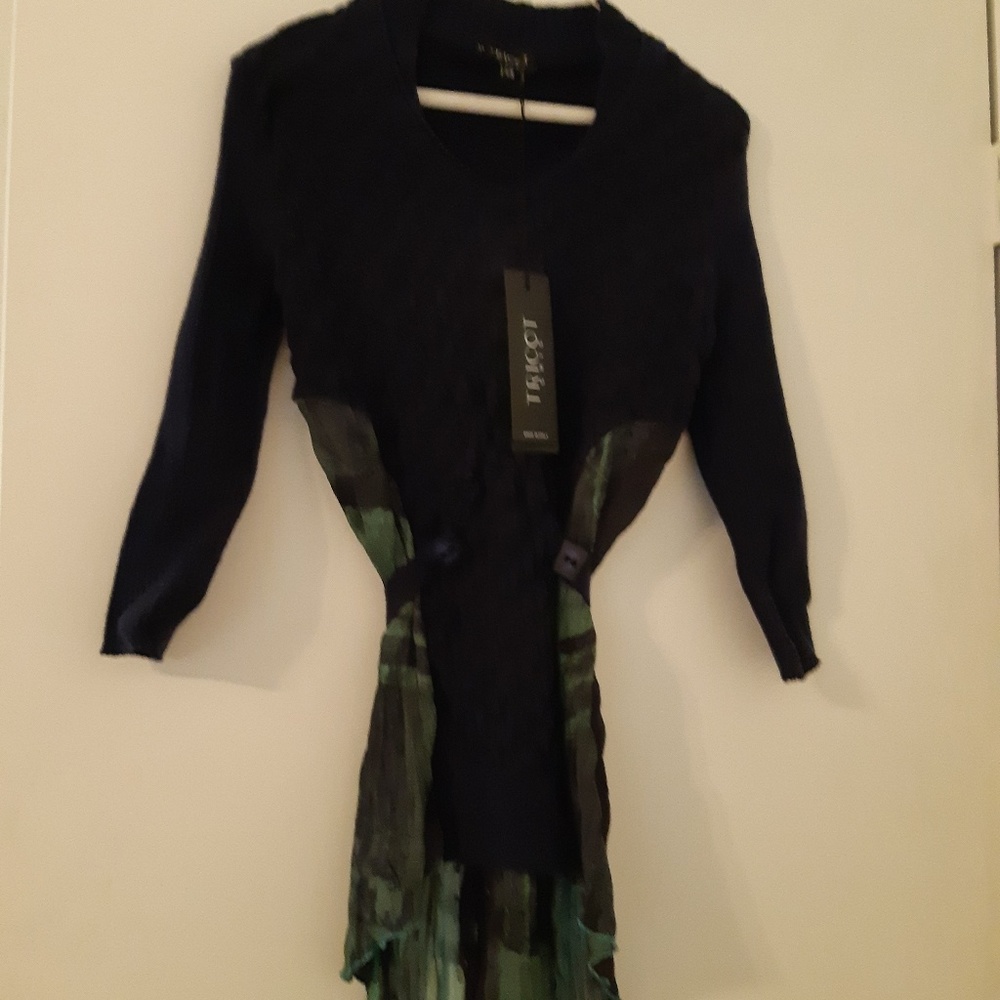 Wool and silk sweater